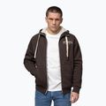 Bluză pentru bărbați Pitbull Ruffin Detroit Hooded Zip dark chocolate 4