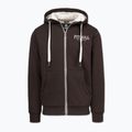 Bluză pentru bărbați Pitbull Ruffin Detroit Hooded Zip dark chocolate 5