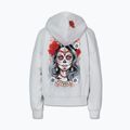 Bluză pentru femei Pitbull Santa Muerte Hooded Zip white stone 9