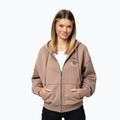 Bluză pentru femei Pitbull Skull Surf Hooded Zip chocolate mousse