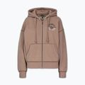 Bluză pentru femei Pitbull Skull Surf Hooded Zip chocolate mousse 7