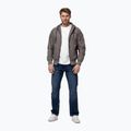 Geacă pentru bărbați Pitbull Athletic Logo Nylon Hooded taupe 2