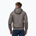 Geacă pentru bărbați Pitbull Athletic Logo Nylon Hooded taupe 3