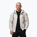 Geacă pentru bărbați Pitbull Athletic Logo Nylon Hooded light sand