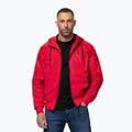 Geacă pentru bărbați Pitbull Athletic Tape Nylon Hooded red 4