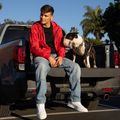 Geacă pentru bărbați Pitbull Athletic Tape Nylon Hooded red 14