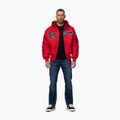 Geacă pentru bărbați Pitbull Aero Flight Hooded fluo/red 2