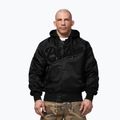 Geacă pentru bărbați Pitbull Mason San Diego Baseball Hooded black 4