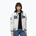 Geacă pentru femei Pitbull Angela San Diego Hooded Varsity off white 3