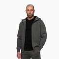 Bluză pentru bărbați Pitbull Sampson Hooded Zip Sweatshirt grey/green 4