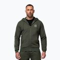 Bluză pentru bărbați Pitbull Tape Parker Hooded Zip old green