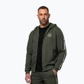 Bluză pentru bărbați Pitbull Tape Parker Hooded Zip old green 5
