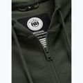 Bluză pentru bărbați Pitbull Tape Parker Hooded Zip old green 9