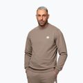 Bluză pentru bărbați Pitbull Nugget Small Logo Crewneck brown savana 4