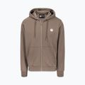 Bluză pentru bărbați Pitbull Nugget Small Logo Hooded Zip brown savana 5
