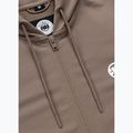 Bluză pentru bărbați Pitbull Nugget Small Logo Hooded Zip brown savana 7