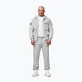 Bluză pentru bărbați Pitbull Badger Hooded Zip grey/melange 2