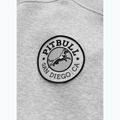 Bluză pentru bărbați Pitbull Badger Hooded Zip grey/melange 10