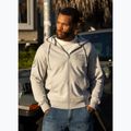 Bluză pentru bărbați Pitbull Badger Hooded Zip grey/melange 14