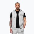 Bluză pentru bărbați Pitbull Badger Hooded Vest Zip grey/melange 4