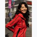 Bluză pentru femei Pitbull Explory Tape Hooded Zip fluo/red 14