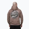 Bluză pentru bărbați Pitbull Midnight Sweatshirt Hooded brown savana 3