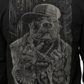 Bluză pentru bărbați Pitbull USA Hooded Zip black 5