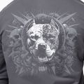 Bluză pentru bărbați Pitbull World Sweatshirt Zip Hooded graphite 5