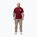 Tricou pentru bărbați Pitbull Dog SD burgundy 2