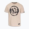 Tricou pentru bărbați Pitbull Palms ultra light sand logo 4
