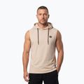 Bluză de antrenament pentru bărbați Pitbull Mercado Hilltop Sleeveless Hooded pale sand