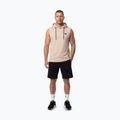 Bluză de antrenament pentru bărbați Pitbull Mercado Hilltop Sleeveless Hooded pale sand 2