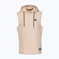 Bluză de antrenament pentru bărbați Pitbull Mercado Hilltop Sleeveless Hooded pale sand 3