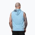 Bluză de antrenament pentru bărbați Pitbull Mercado Hilltop Sleeveless Hooded light blue 3
