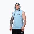 Bluză de antrenament pentru bărbați Pitbull Mercado Hilltop Sleeveless Hooded light blue 4
