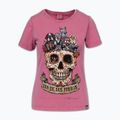 Tricou pentru femei Pitbull Dia De Los Perros washed pink 3