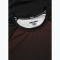 Rashguard cu mânecă lungă pentru bărbați Pitbull Belt Rashguard brown 5
