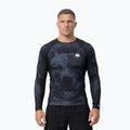 Rashguard cu mânecă lungă pentru bărbați Pitbull World Rashguard black