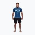 Tricou pentru bărbați Pitbull Rashguard Logo Palms blue 2