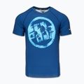 Tricou pentru bărbați Pitbull Rashguard Logo Palms blue 3
