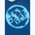 Tricou pentru bărbați Pitbull Rashguard Logo Palms blue 6