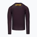 Rashguard cu mânecă lungă pentru bărbați Pitbull Rashguard Logo Palms brown 4