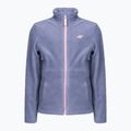 Pulover fleece pentru copii 4F gri HJZ22-JPLD001