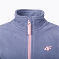 Pulover fleece pentru copii 4F gri HJZ22-JPLD001 4