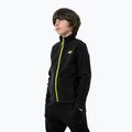 Pulover pentru copii 4F fleece negru HJZ22-JPLM001 6