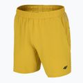 Pantaloni scurți de antrenament pentru bărbați 4F H4Z22-SKMF010 galben 3