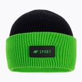 Căciulă de iarnă pentru copii 4F verde-negru HJZ22-JCAM004 2