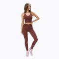 Jambiere de antrenament fără cusături pentru femei STRONG POINT Shape & Comfort Push Up maro 1119 2