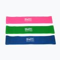 Bandă de rezistență Body Sculpture Bb 103 pink/green/blue 2