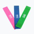 Bandă de rezistență Body Sculpture Bb 103 pink/green/blue 3